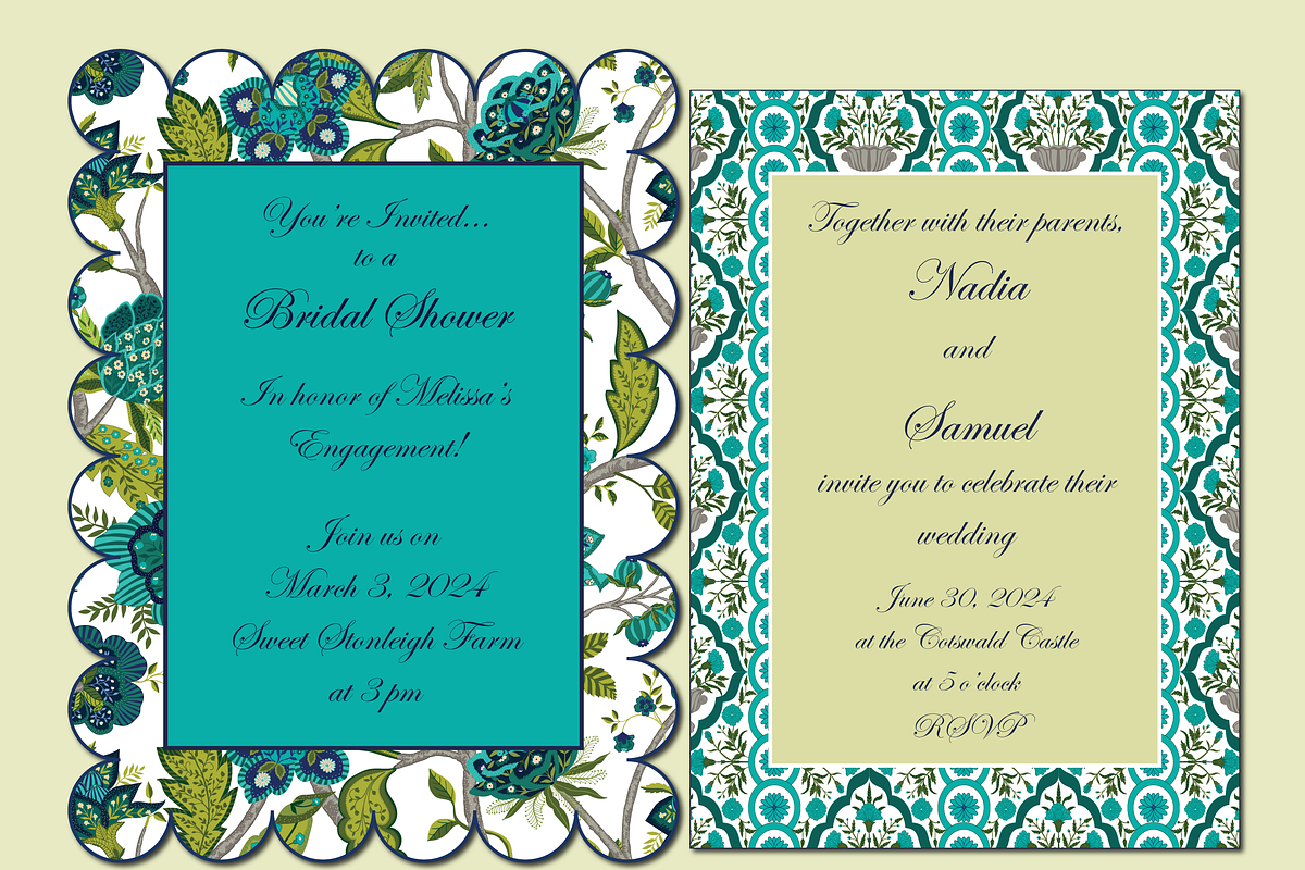 Boho Patterns Olive and Teal, a Pattern Graphic by RachelStudio (Photo 8 of 10)