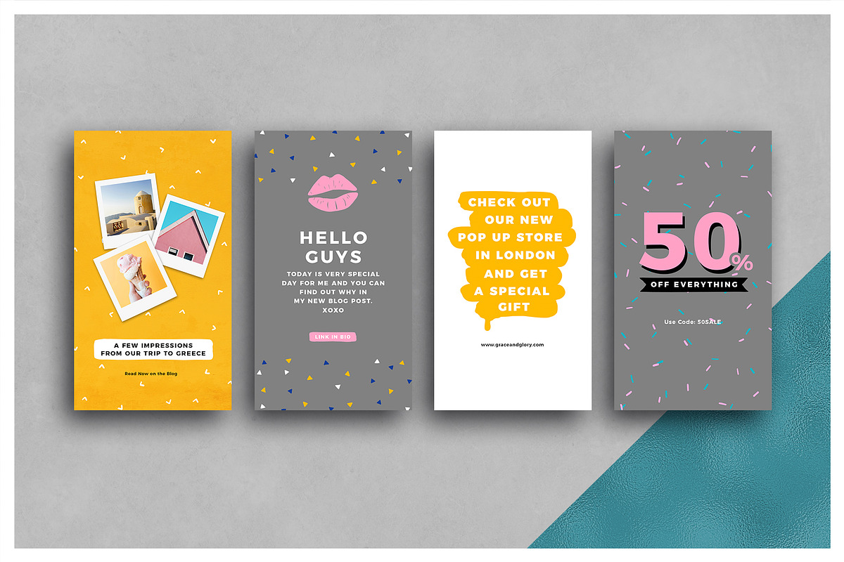 ANIMATED Playful Instagram Stories, a Social Media Template by Ruby&Heart Studio (Photo 7 of 11)