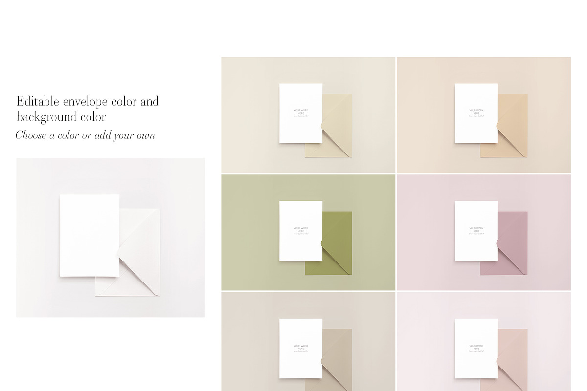 Card Mockup 5x7 Customizable 8e, a Product Mockup by PawMockups (Photo 5 of 10)