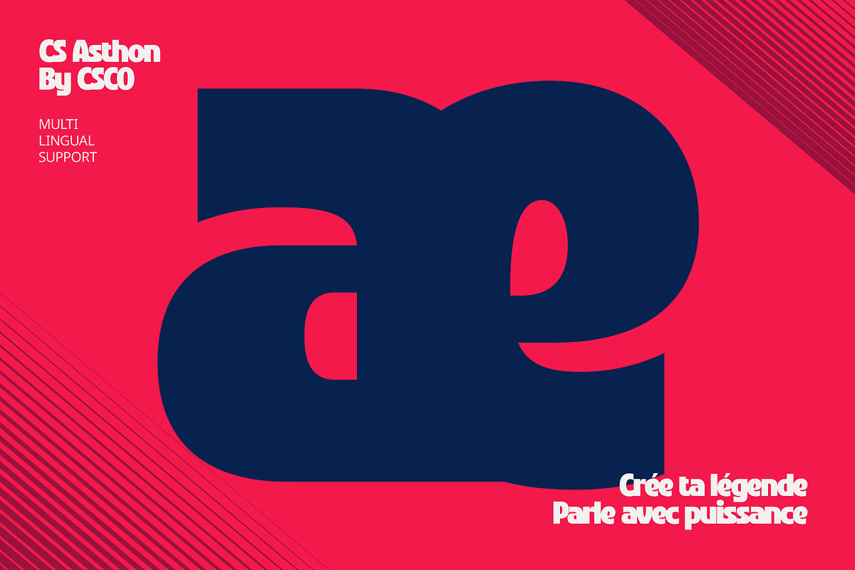 CS Asthon – Bold Font, a Sans Serif Font by Craft Supply Co. (Photo 6 of 8)
