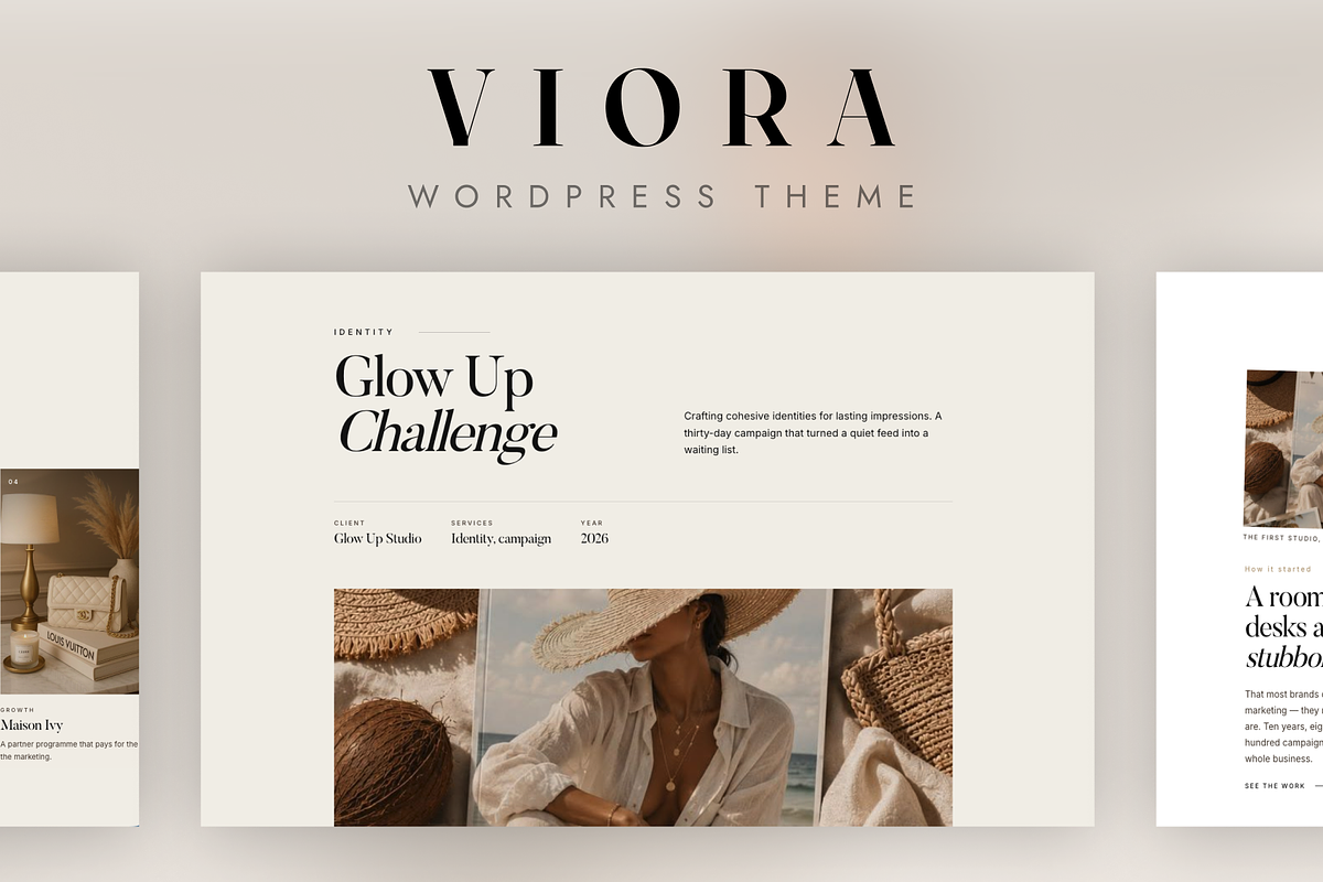 Viora - Portfolio WordPress Theme, a WordPress Template by tavonline (Photo 3 of 3)