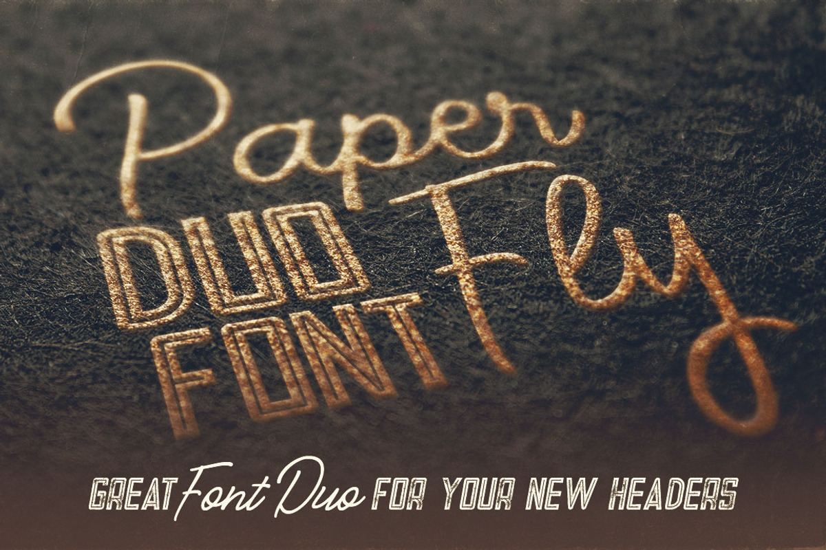 Paperfly Font Duo preview 4