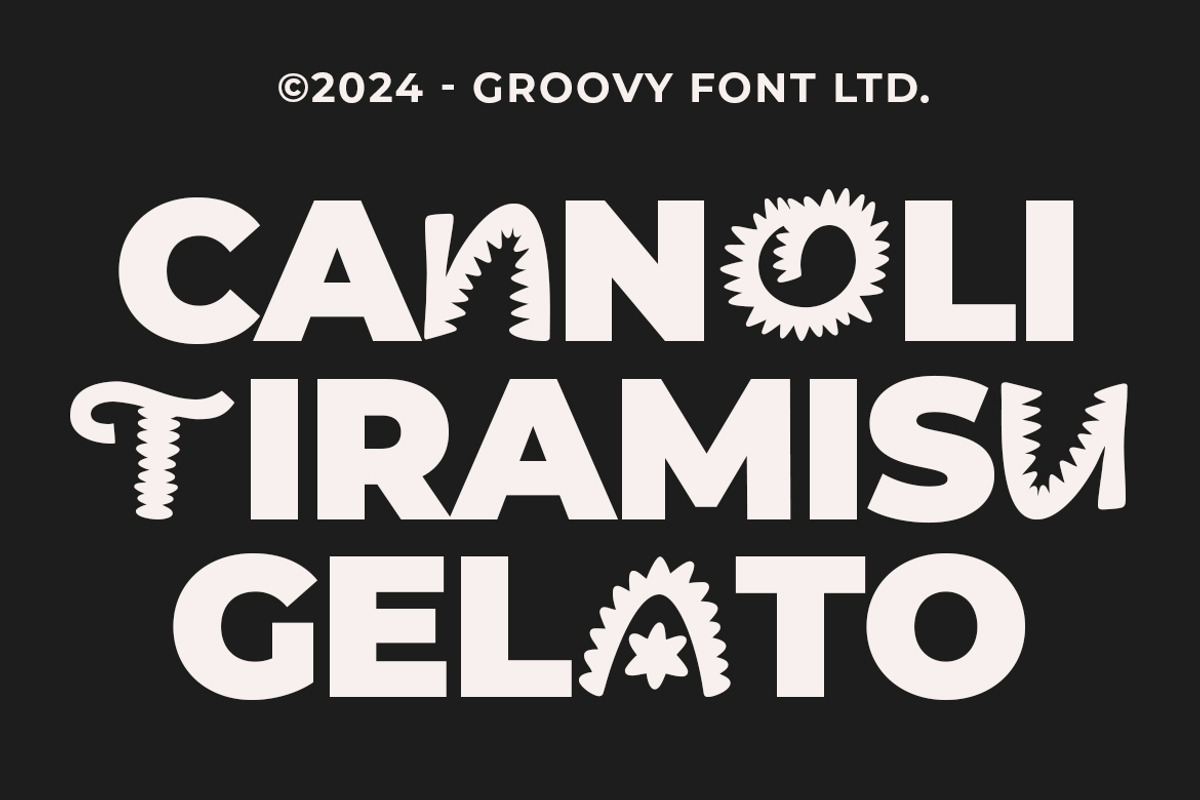 GF Dragua - Playful Display Font, a Handwritten Font by GroovyFontCo (Photo 2 of 8)