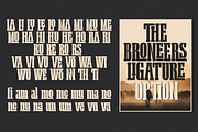 The Broneers, a Slab Serif Font by saemoon creative (Thumbnail 7 of 15)