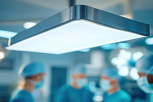 Modern surgical operating room with medical staff, a Health & Medical Photo by AlyaAnd