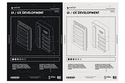 Abstract Futuristic tech Posters, a Technology Illustration by Andrew_Derr (Thumbnail 7 of 10)