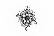 Floral Circle Decorative Art, an Illustration by yasushie (Thumbnail 8 of 9)