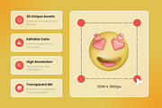 Social Media Reaction Emoji 3D Icon, an Emoji Icon by twinstd (Thumbnail 2 of 5)