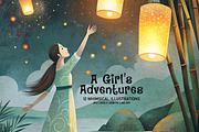 A Girl's Adventures, a Decorative Illustration by Digital Art Creations (Thumbnail 1 of 7)