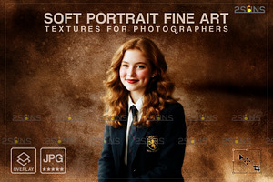 10 Fine Art Portrait Texture Overlay, a Texture Graphic by 2SUNS