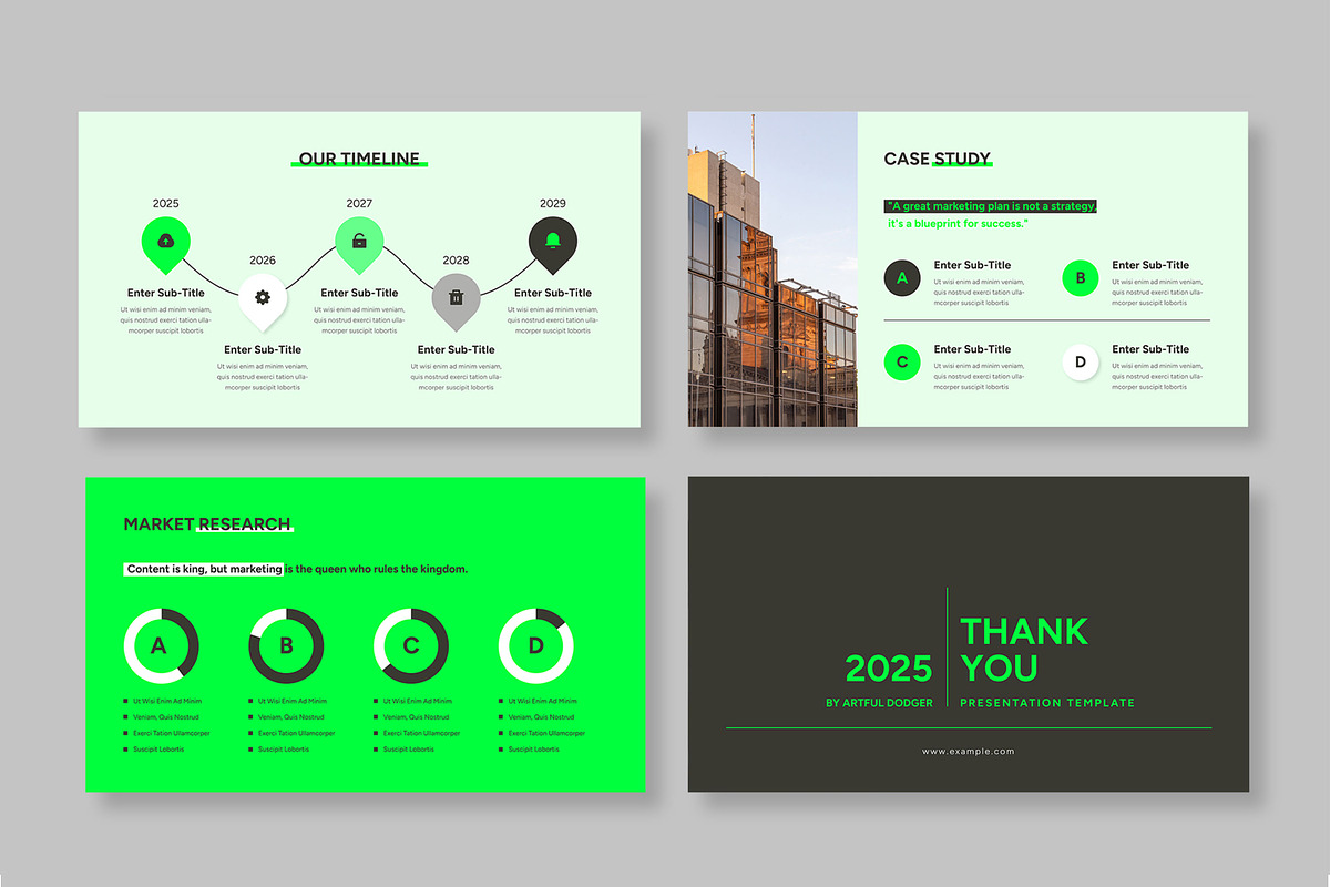 Marketing Plan Presentation, a Presentation Template by MightyDesign (Photo 5 of 8)