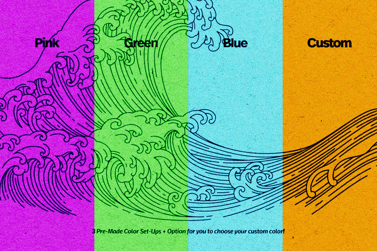 INK Bleed Copier Effect PSD, a Layer Style Add-On by Vermeulen Design Studio (Photo 5 of 5)