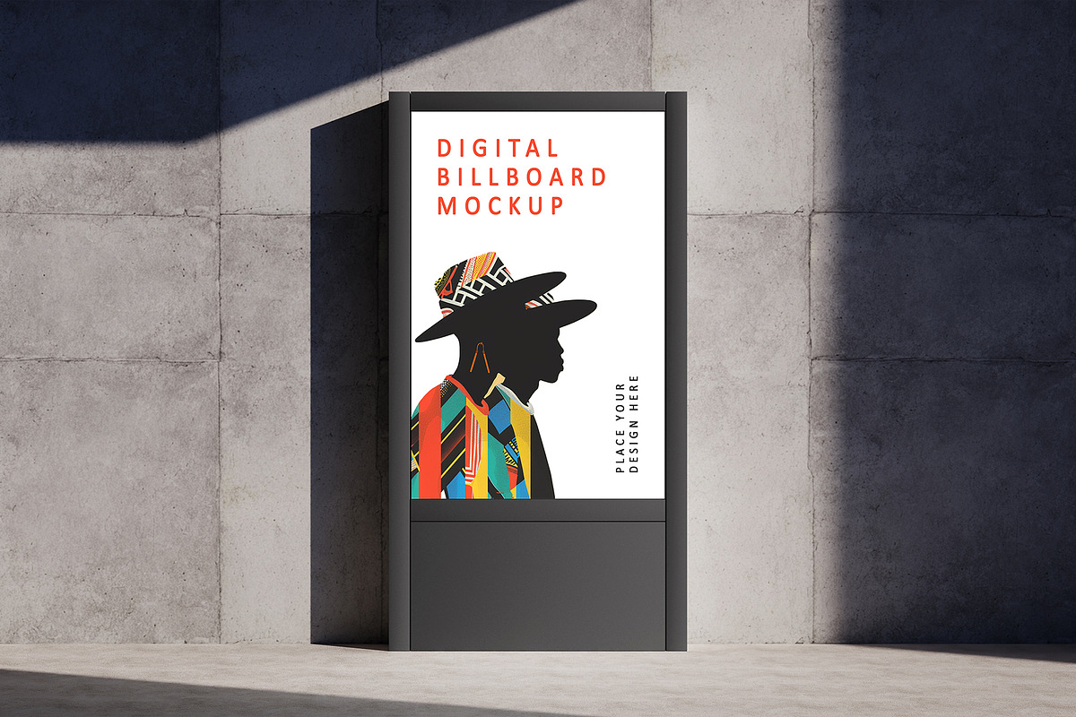 Digital Billboard Mockup, an Advertising Mockup by Farabion Studio (Photo 2 of 4)