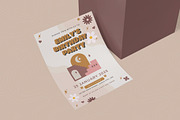 Cute Minimal Birthday Invitation, an Invitation Template by Esensifiksi.studio (Thumbnail 1 of 2)