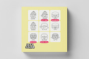 Kawaii Dessert Coloring Book vol 01, an Education Illustration by MEDZ (Thumbnail 2 of 3)