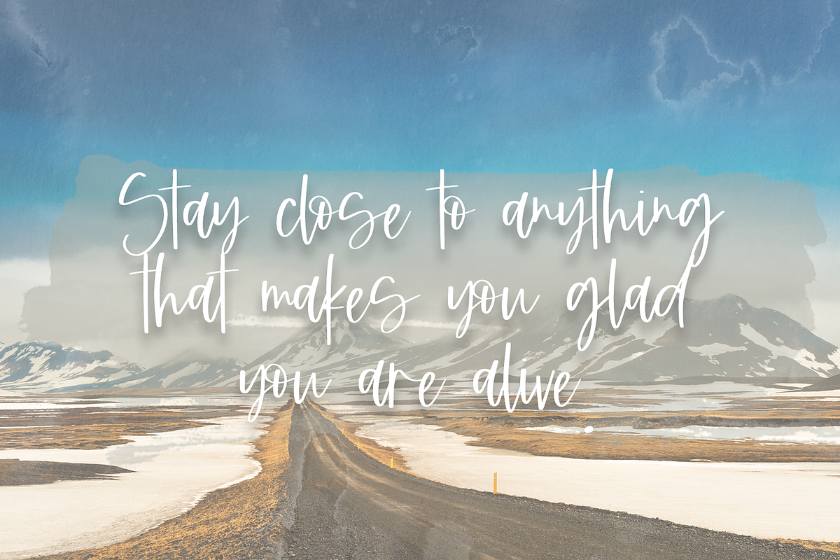 Caravanner Script Font, a Handwritten Font by Beck McCormick (Photo 10 of 11)