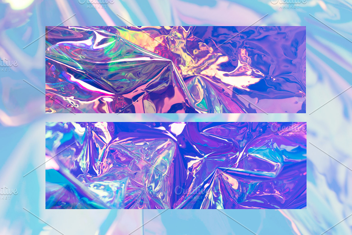 Holographic textures #1 - banners, a Texture Graphic by rorygez fresh (Photo 9 of 13)