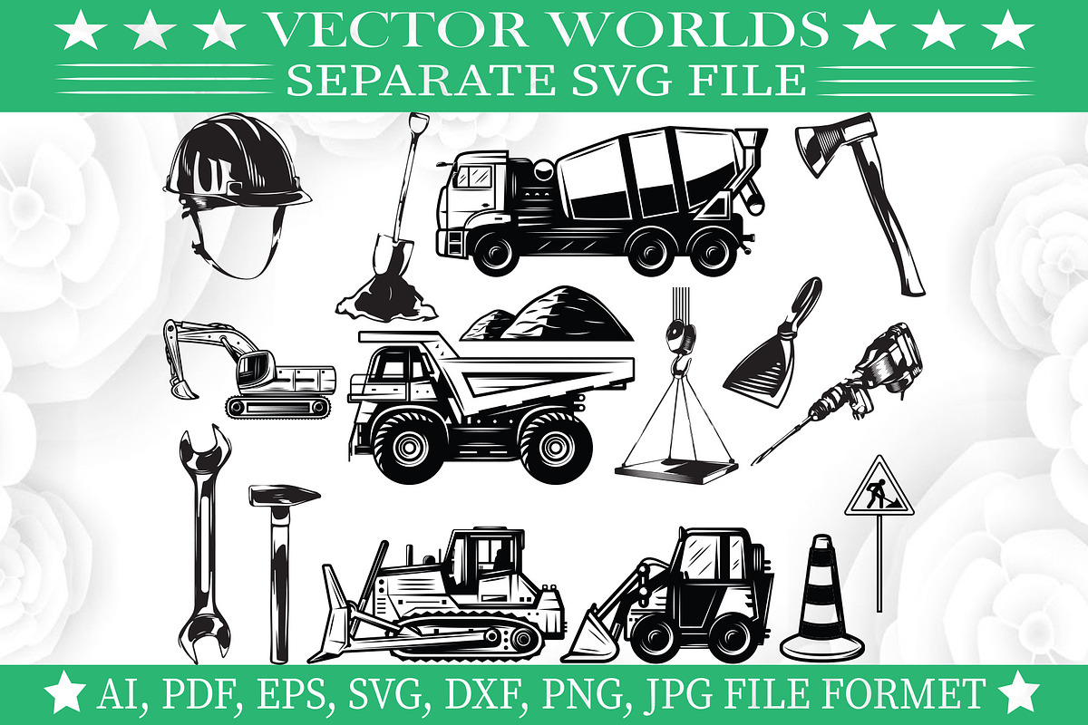 Constructions Svg, Construction Svg, an Object Graphic by VectorWorlds