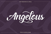Angelous, a Script Font by yellowline (Thumbnail 7 of 7)