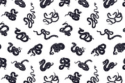 Exotic snakes set, seamless patterns, an Animal Illustration by PaperTrident (Thumbnail 5 of 7)