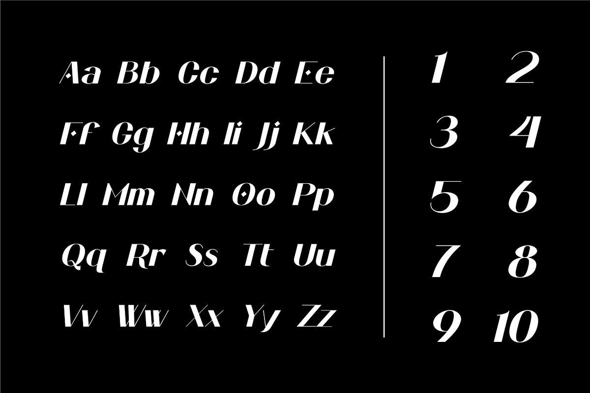 Hidden Gems - Black Oblique, a Font by Full Circle Design Studio (Photo 2 of 2)