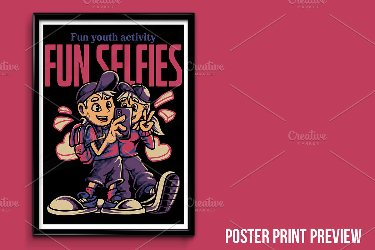 Fun Selfie Illustration, a Person Illustration by badsyxn (Photo 4 of 5)