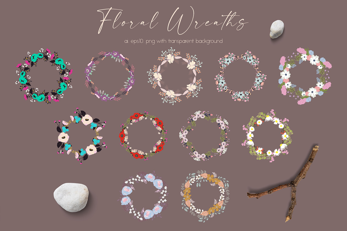 Flowers collection, a Graphic by Mona Ahmed (Photo 4 of 8)