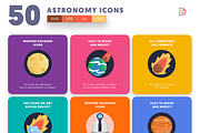 50 Astronomy Icons, an Icon by Dighital (Thumbnail 6 of 10)