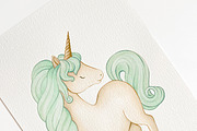 Watercolor Magic Rainbow Unicorn Set, a Decorative Illustration by Carol Lozove (Thumbnail 33 of 74)
