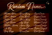 Anthony Hunter Modern Calligraphy, a Script Font by Letterena Studios Script (Thumbnail 7 of 13)