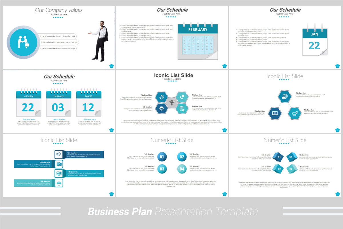 Business Plan Powerpoint Template, a Presentation Template by Presentation Official (Photo 3 of 20)