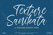Sanikata - Texture Script Font, a Script Font by Dhabee (Thumbnail 1 of 15)