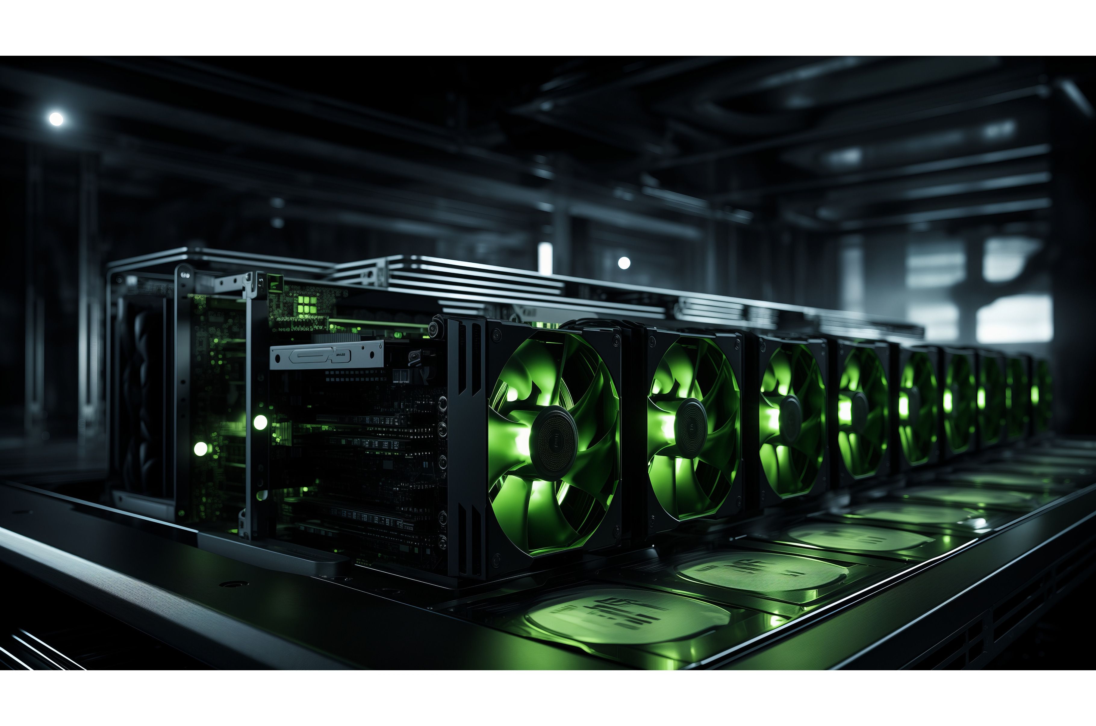 Data Center with Graphic Processing, a Technology Photo by CREATIVEDEF