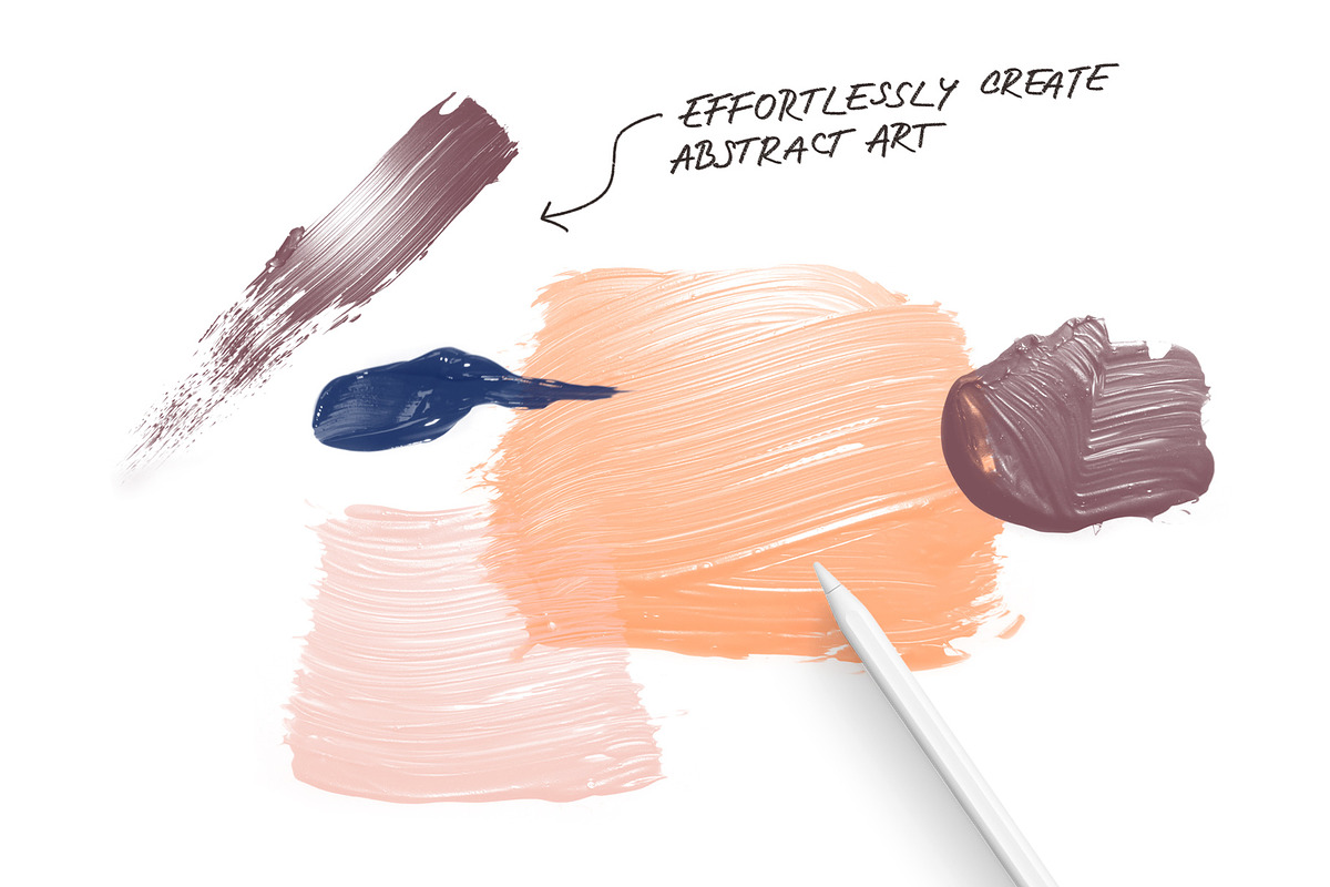 Procreate Paint Strokes Stamps, a Brush Add-On by RadekBroz (Photo 6 of 8)