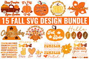 Fall SVG T-Shirt Design Bundle, an Object Graphic by CraftArtStudio (Thumbnail 1 of 14)