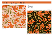 Fall Floral Seamless Patterns, a Pattern Graphic by FINEAPPLE (Thumbnail 6 of 11)