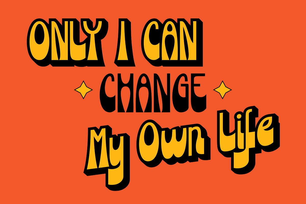 Boldscope - Retro Psychedelic, a Sans Serif Font by ahweproject (Photo 8 of 10)