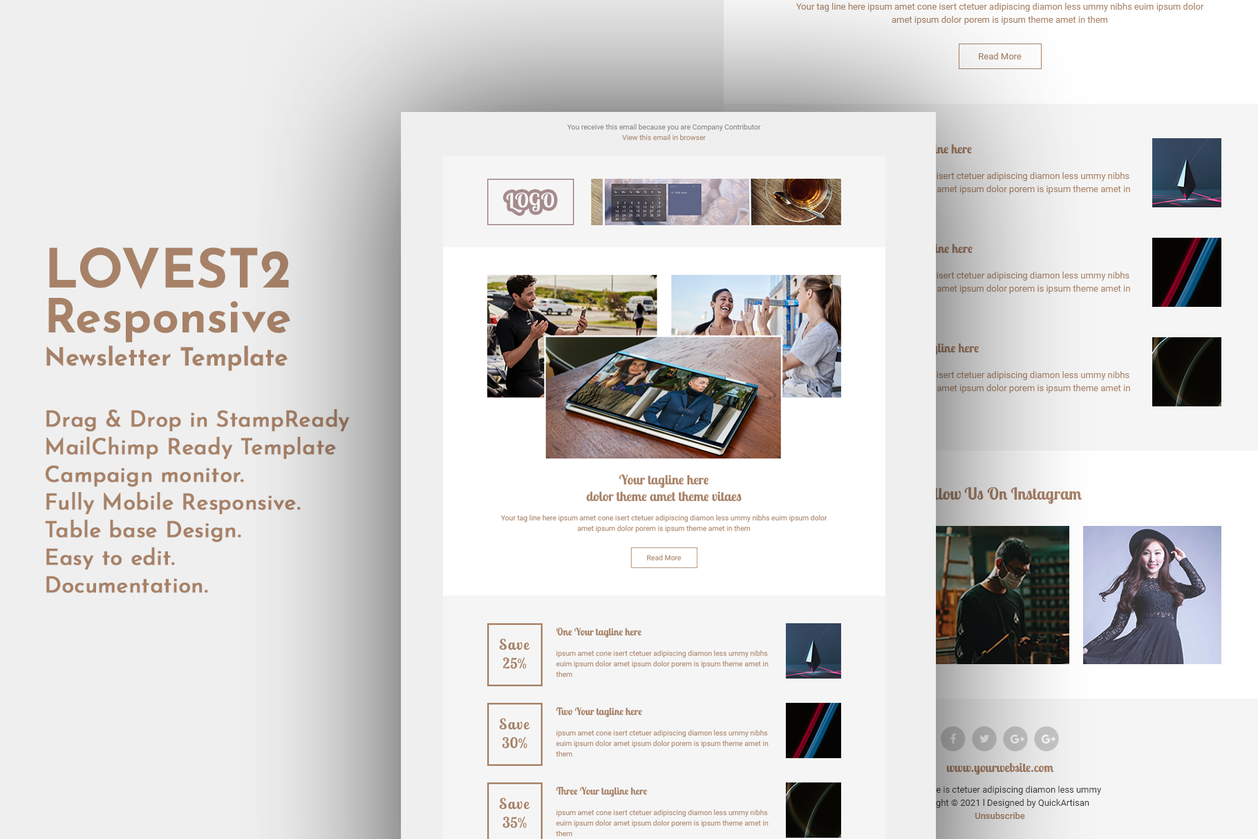 Lovest2 - Responsive Email template, an Email Template by QuickArtisan