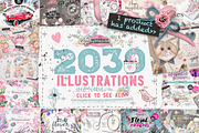 New Update. 2030 in 1 bundle., an Illustration by Alisa Mikibith Art (Thumbnail 2 of 48)