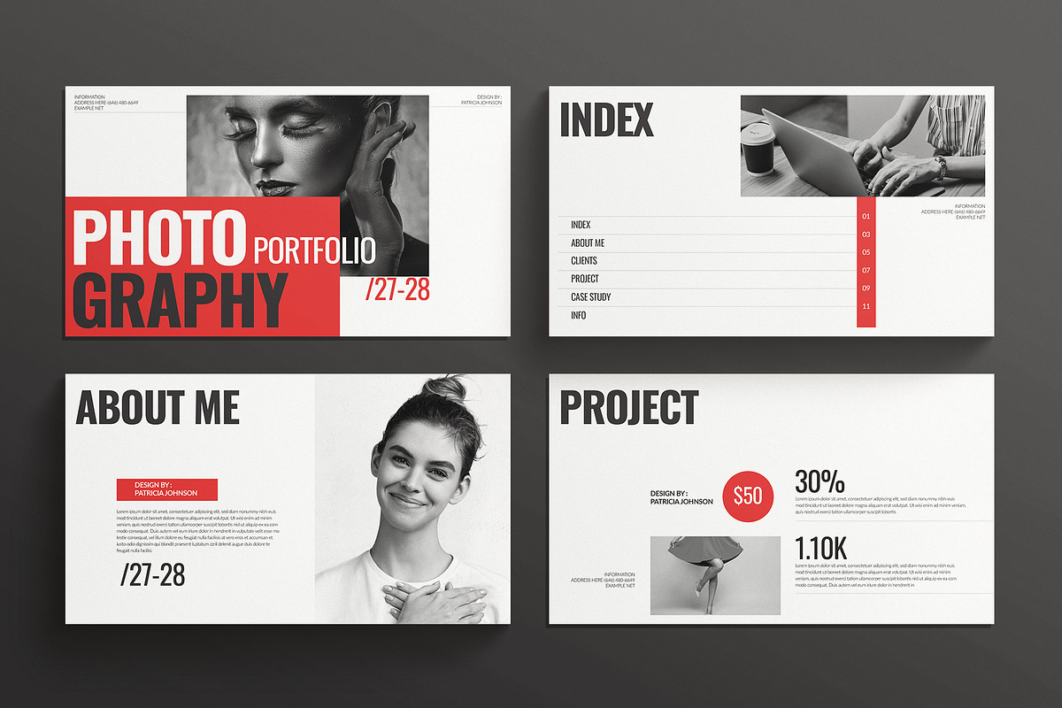 Photography Portfolio Presentation, a Presentation Template by E-Type (Photo 2 of 5)