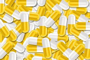 Healthcare texture with pills, a Health & Medical Photo by BOOCYS