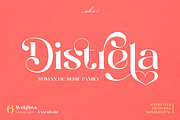 Distrela | Romantic Serif Font, a Serif Font by Ekahermawan (Thumbnail 1 of 15)