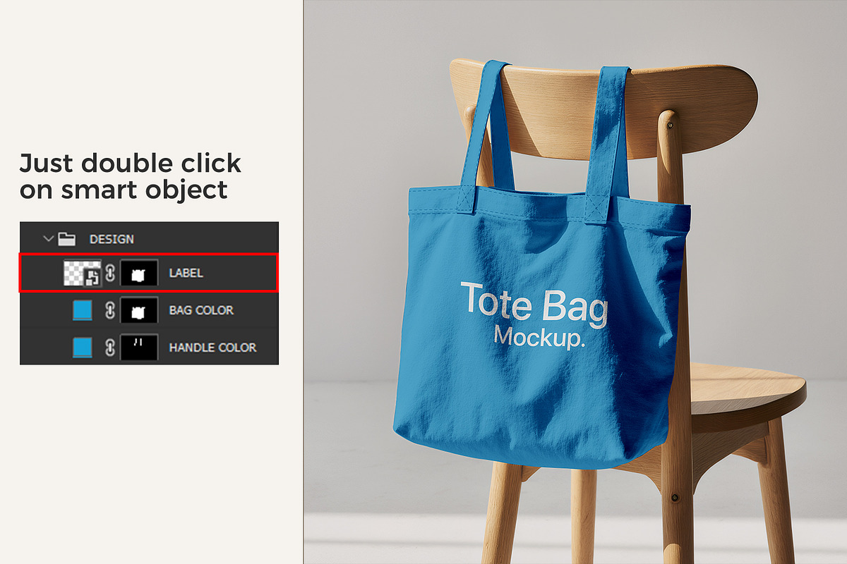 Canvas Tote Bag Mockup, a Product Mockup by RamStudio2 (Photo 6 of 8)