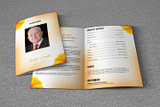 Floral Funeral Program Template, a Brochure Template by Template Shop (Thumbnail 4 of 4)