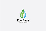 Eco Face, a Branding & Logo Template by shazi (Thumbnail 1 of 3)