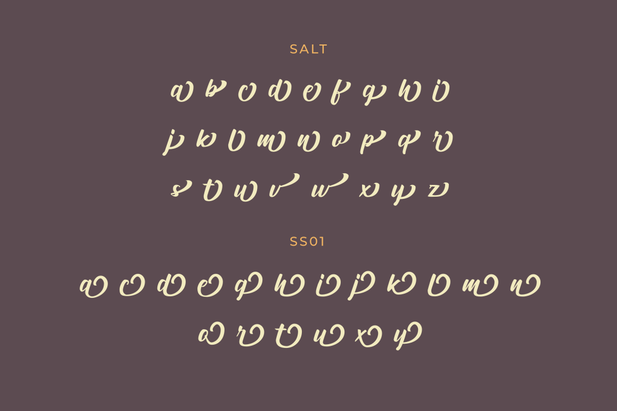 Runtage | A Vintage Bold Script, a Script Font by Rissyletter Studio (Photo 11 of 13)