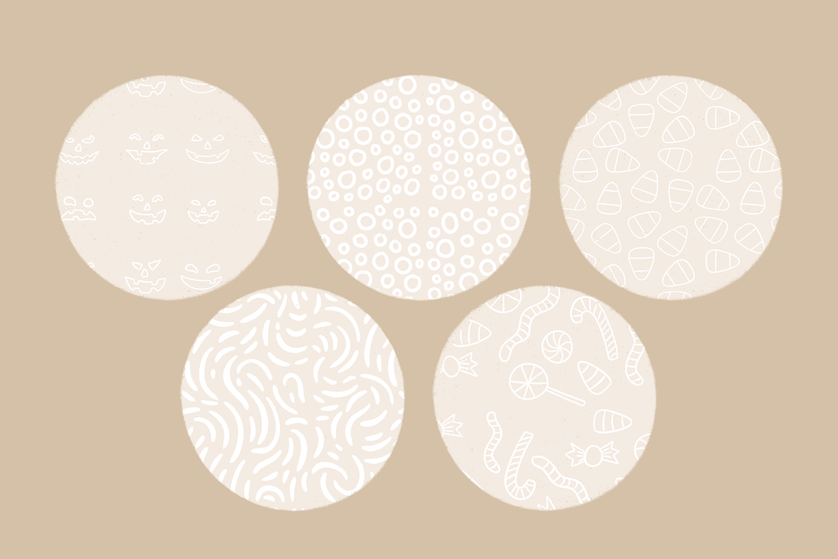 Fall Pattern Brush Pack Procreate, a Brush Add-On by cathconofolio (Photo 3 of 5)