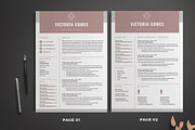 Resume/CV | Victoria, a Resume Template by Symie Design (Thumbnail 2 of 7)