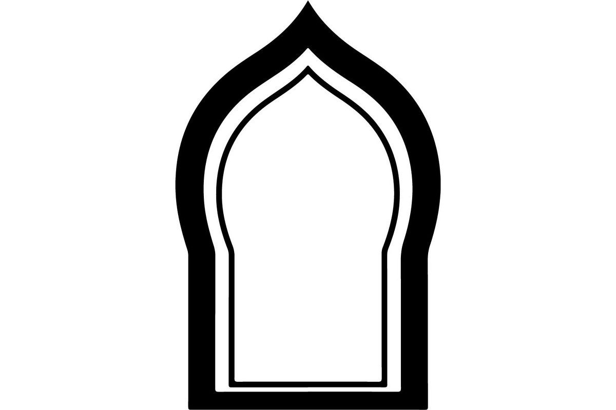 Minimal Islamic Arch Silhouette, an Object Graphic by Creativeshirt (Photo 17 of 17)