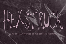 Hexstruck Spiky Display Font